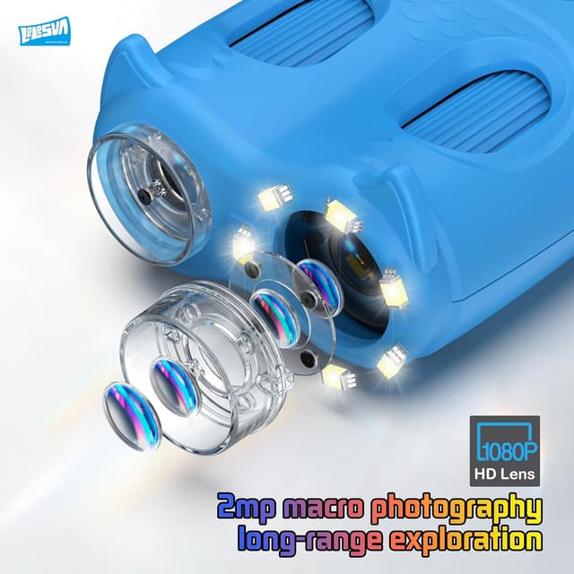 Thumbnail 3 de 2 in 1 Microscope and Telescope for Kids