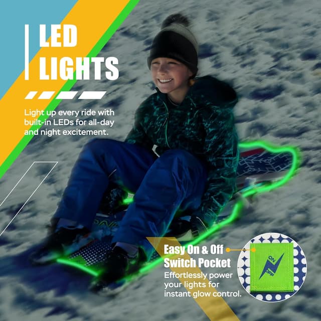 Thumbnail 1 de Sunlite Sports 45" Snow Sled — Foldable toboggan