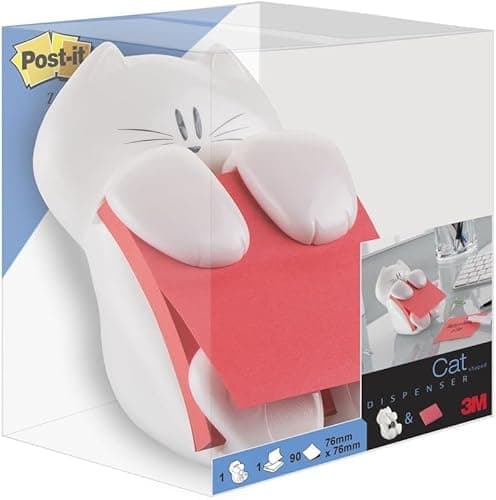 Detalle 2 de Post-it Dispensador de Notas Z Gato 90 hojas 📝