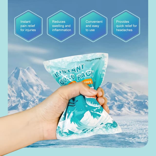 Detalle de Instant Ice Cold Pack 10x14cm, Set of 50