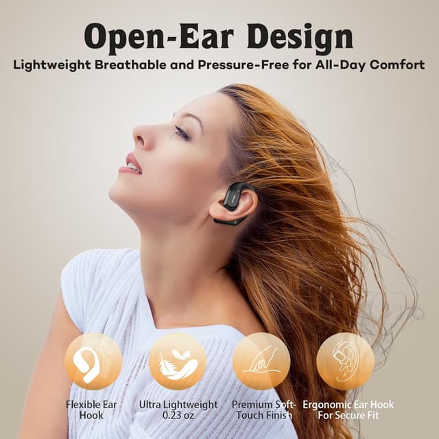 Detalle 1 de OHAYO Open Ear Headphones 40H