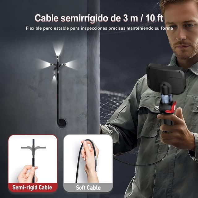 Thumbnail 5 de Ralcam Cámara Endoscópica con Luz 8,5 mm Pantalla 5