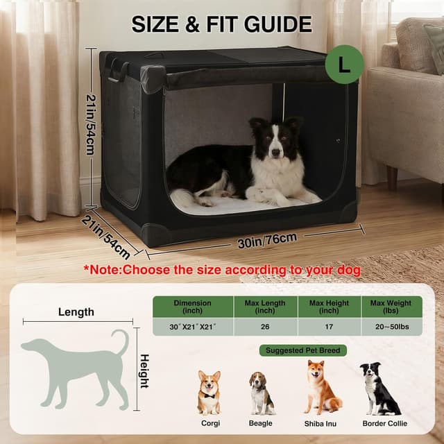 Detalle de Derimkcoa 76 x 54 x 54cm dog crate