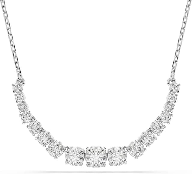 Imagen de Swarovski Collar Matrix Blanco 💎 Degradado de Tallas en OfertitasTOP