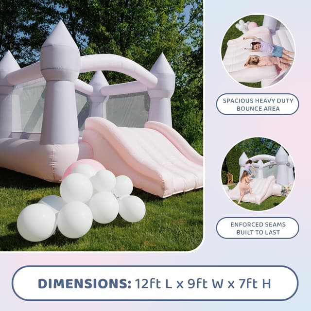 Thumbnail 4 de Bounceland Daydreamer Cotton Candy Bounce House