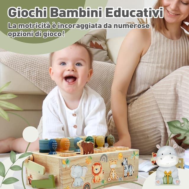 Thumbnail 6 de Almaxi Giochi Montessori 9‑in‑1 per 1 anno 🎲
