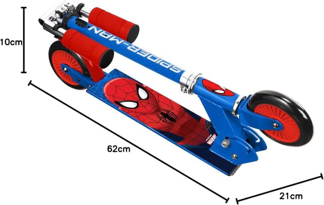 Detalle 1 de Monopattino pieghevole Stamp sm250042 Spiderman