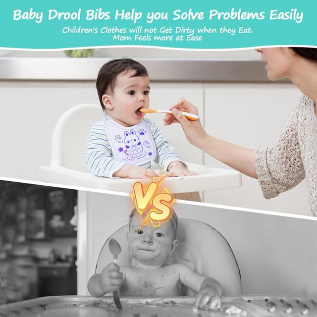 Thumbnail 5 de Aolso Bambino Bavaglino Bianco set 12 pezzi