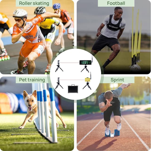 Detalle 2 de Laser-Timer für Sprints mit Akku, YZ