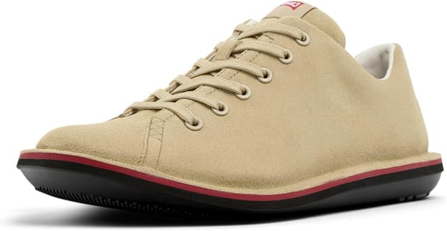 Detalle de Camper Beetle 18648 Men’s Sneaker in medium beige