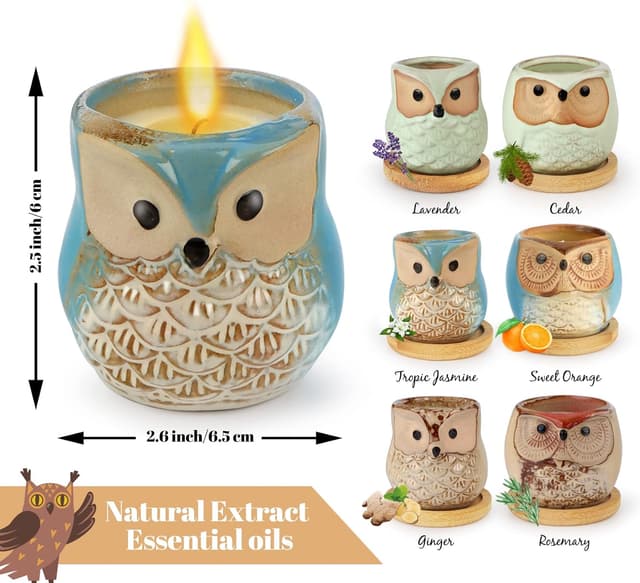 Detalle 2 de Kinforse Luxury Scented Candle Set 6 🕯