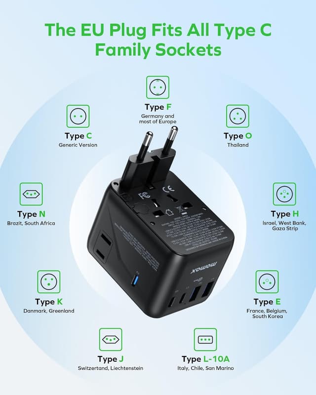 Thumbnail 5 de MOMAX 70W GaN Travel Adapter