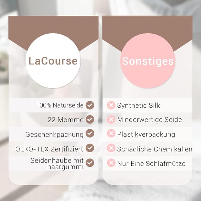Thumbnail 6 de LaCourse Seidenhaube 22 Momme verstellbar 💤