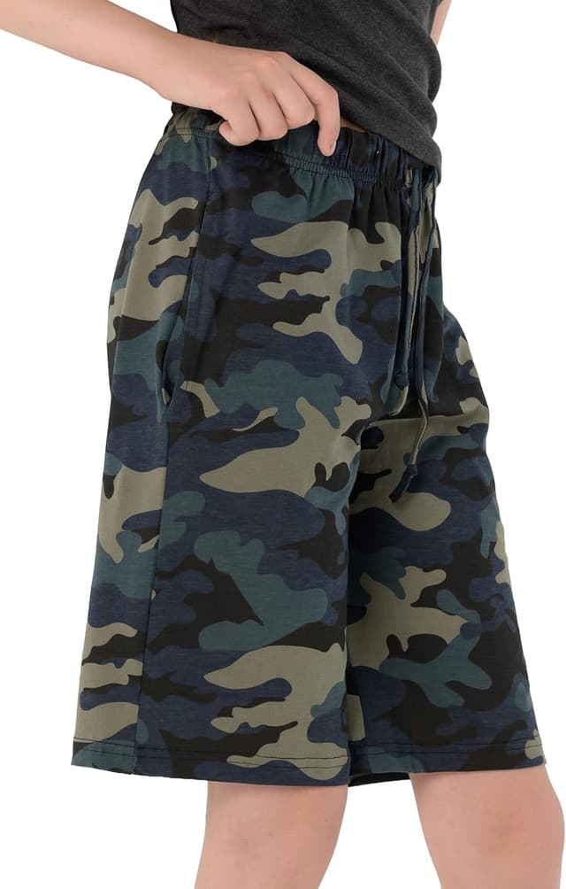 Thumbnail 6 de MOR Kariert Kinder-Shorts für Jungen & Mädchen (Größe 134–176) aus 100% Baumwolle