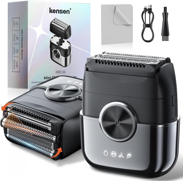 Detalle de Kensen Upgraded 4-Blade Foil Shaver 120 mins
