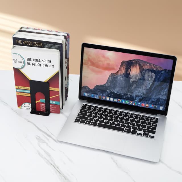 Thumbnail 5 de HAOYULUO Fermalibri in metallo 12 pezzi