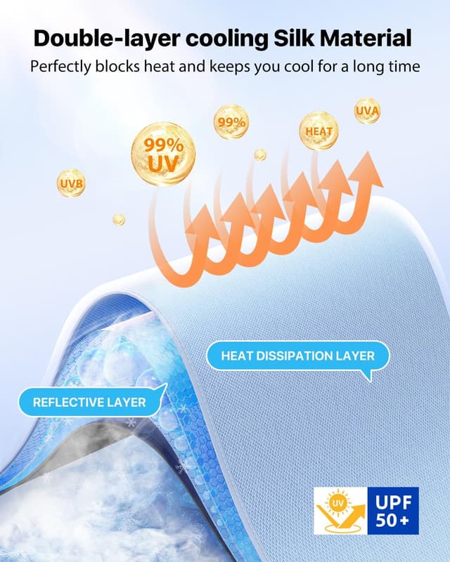 Thumbnail 2 de Nmoiss Windshield Sun Shade Umbrella 56"