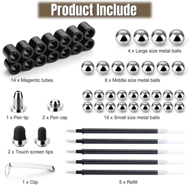 Thumbnail 6 de Tigerhu Fidget Pen 14-ring magnetic set