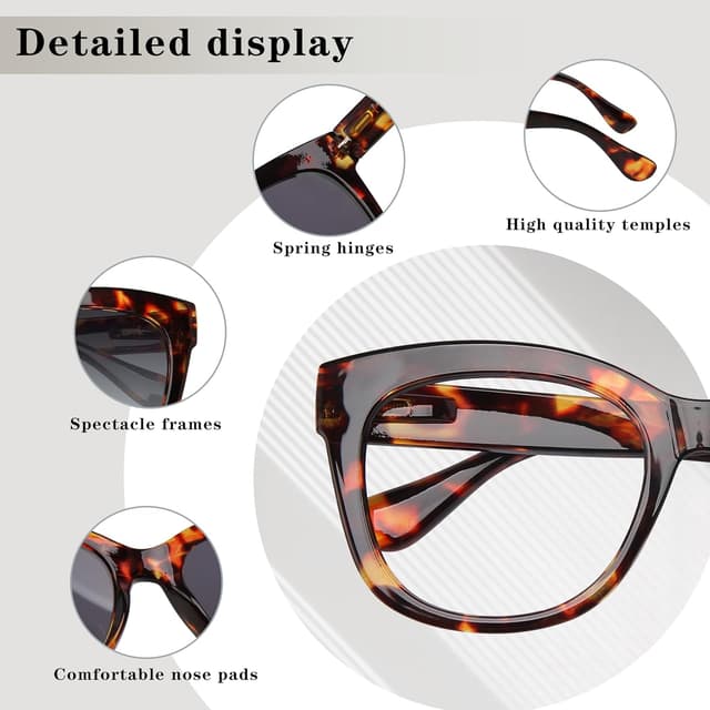 Thumbnail 5 de Oversized reading glasses 3 pack
