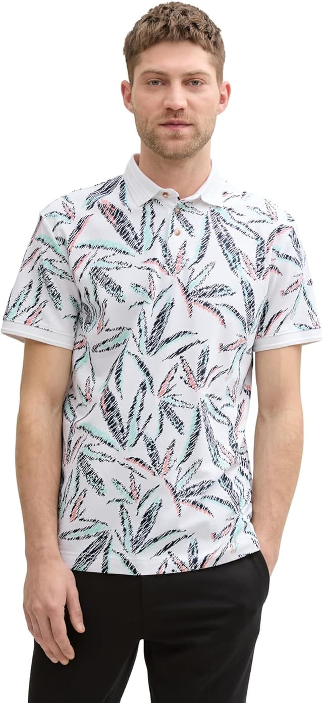 Detalle de Polo uomo Tom Tailor 1045706 a maniche corte