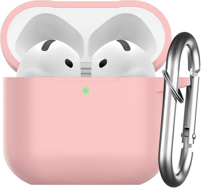 Imagen de Nemteur AirPods 4 Hülle 2024 Rosa Silikon Schutzhülle en OfertitasTOP