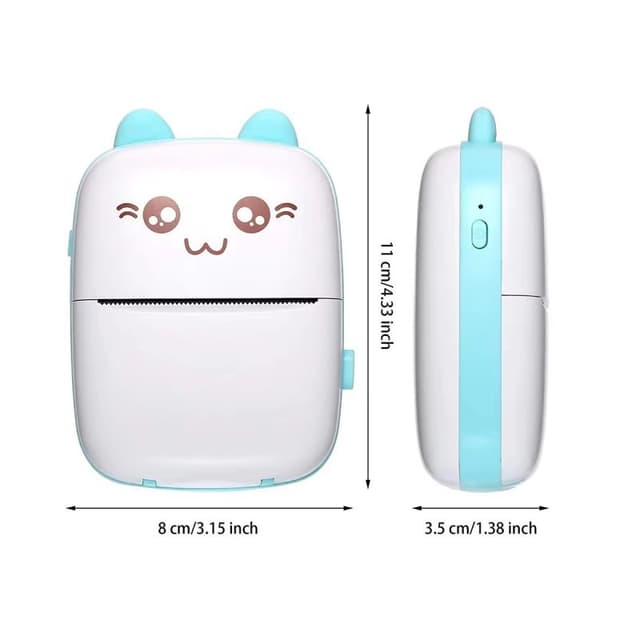 Detalle 2 de Klack Mini Impresora Portátil sin Tinta Bluetooth 58 mm