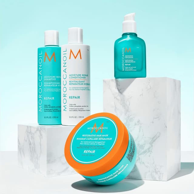 Thumbnail 6 de Moroccanoil Moisture Repair Conditioner for damaged hair repair and detangling