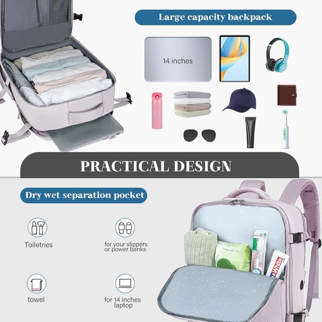 Detalle 2 de Zaino per Ryanair 40x30x20, 24 L