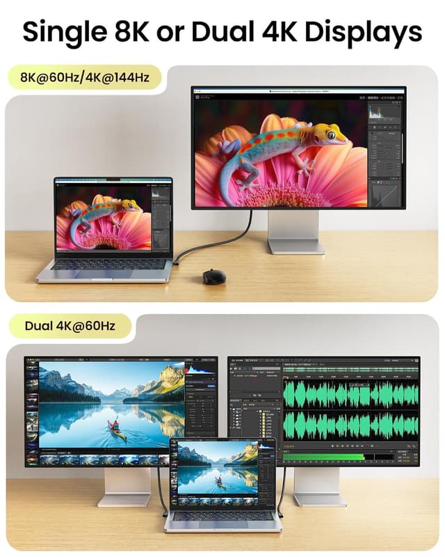 Detalle 2 de Silkland câble USB 40 Gbps 1 m USB-C