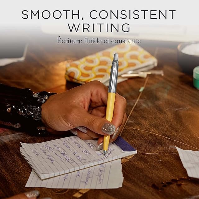 Detalle 2 de Parker Recambios tinta azul punta mediana — paquete 20 🖊