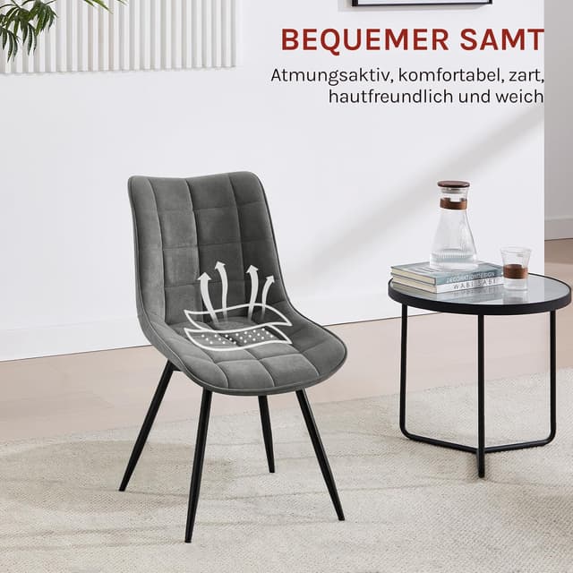 Thumbnail 5 de WOLTU Esszimmerstühle drehbar EZS86dgr-2