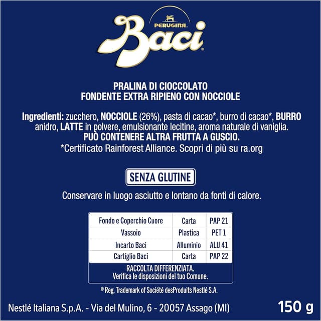 Thumbnail 1 de BACI PERUGINA Classico Maxi Cuore 150g 🍫