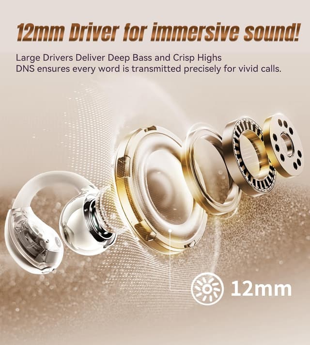 Thumbnail 5 de King Lucky Clip-on Earbuds Bluetooth 5.4, 50H