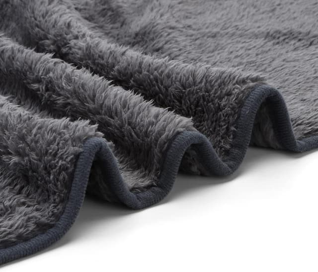 Detalle 2 de Nobleza couvertures en peluche pour chiens et chats lavables gris 80 x 80 cm