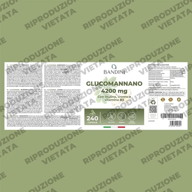 Thumbnail 4 de Bandini GLUCOMANNANO FORTE 4.200 mg