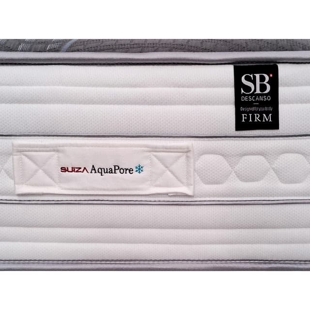 Detalle de Sweetbedding Aquapore 2 – Colchón HR y viscoelástica firme