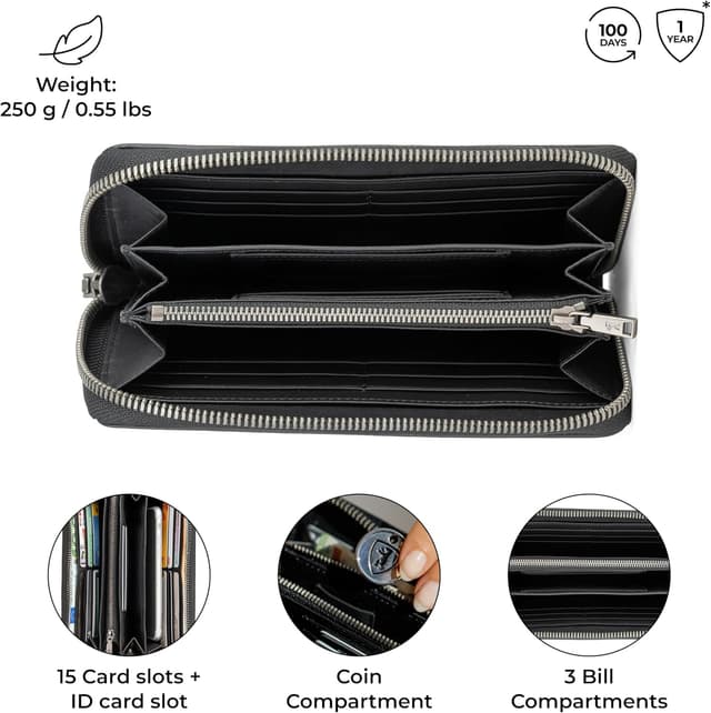 Thumbnail 3 de Berliner Bags Lyon Cartera Grande 19 cm 📷