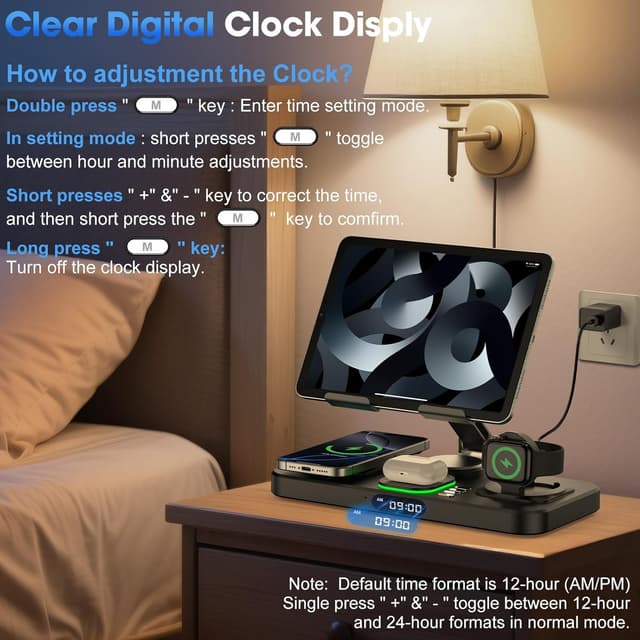 Detalle 2 de 6-in-1 Wireless Charger 30W