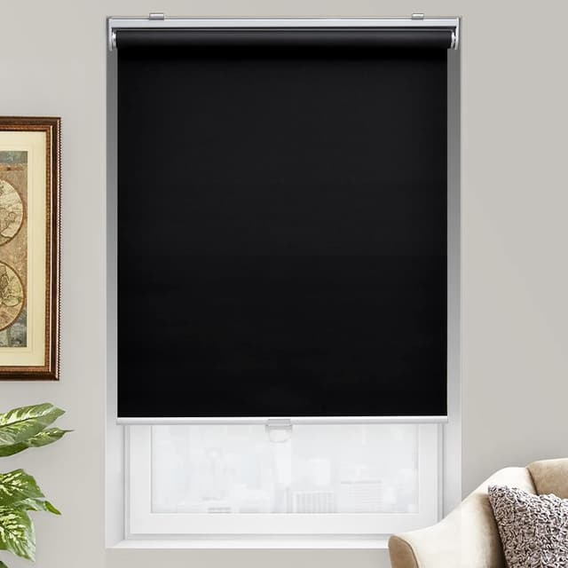 Detalle de AOSKY Cordless Roller Shades 72 in blackout