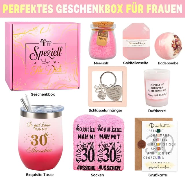 Thumbnail 1 de Giftota 30 Geburtstag Frauen Geschenkset