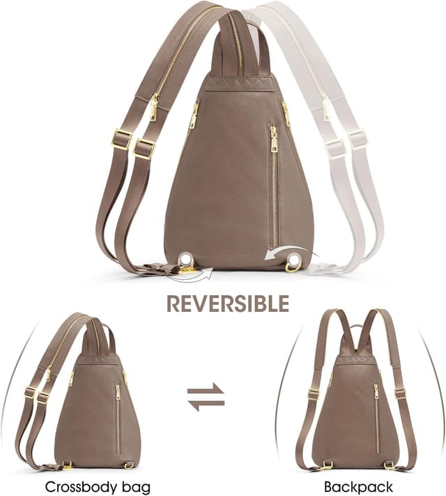 Thumbnail 4 de Kattee Borsa a tracolla in pelle 22x12x34 cm