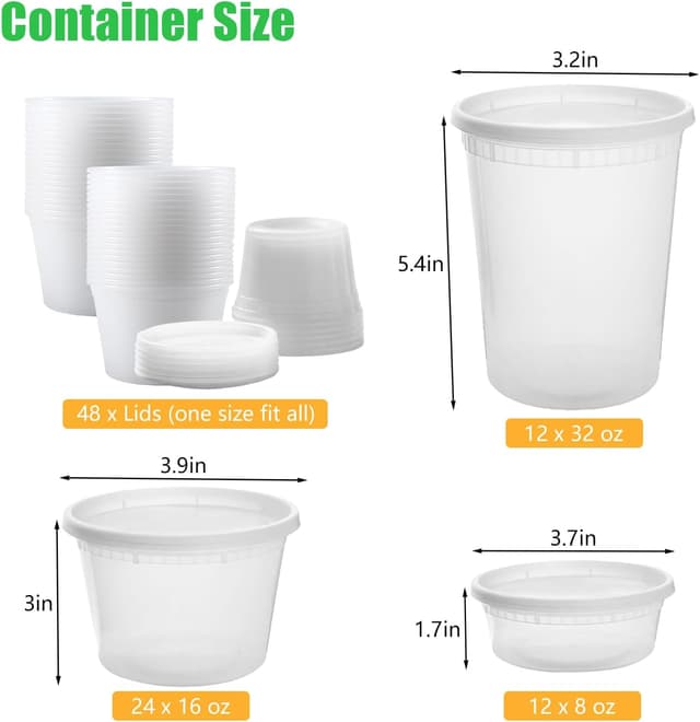 Thumbnail 2 de VINATO Contenitori Ermetici 48 pezzi 950ml