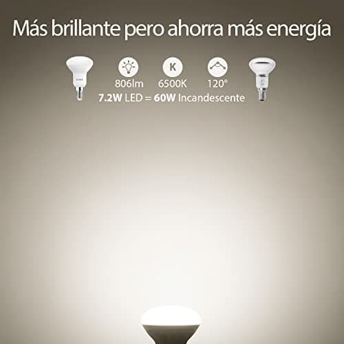 Thumbnail 2 de LVWIT Bombillas LED E14 7,2W — 806 lm