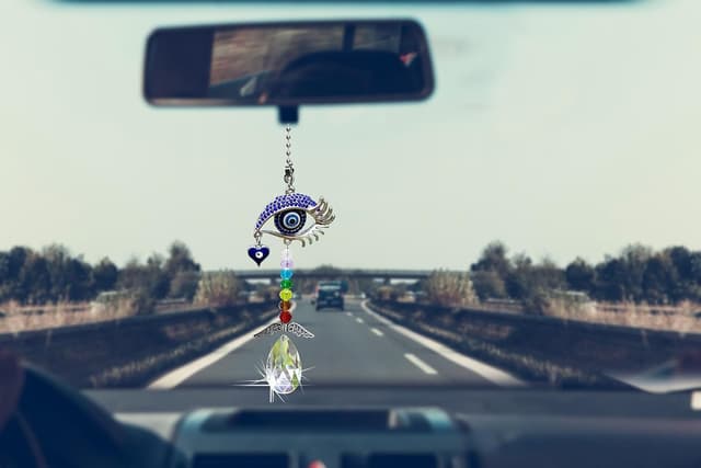 Thumbnail 4 de Blue Evil Eye Car Charm 36cm Healing Crystal
