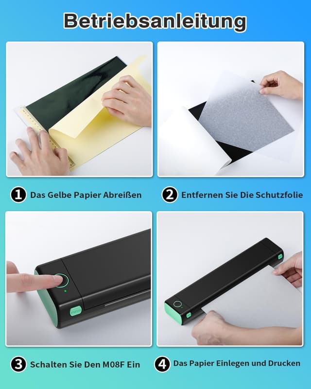 Thumbnail 6 de Phomemo M08F Tattoo Drucker 1200 mAh 🖨