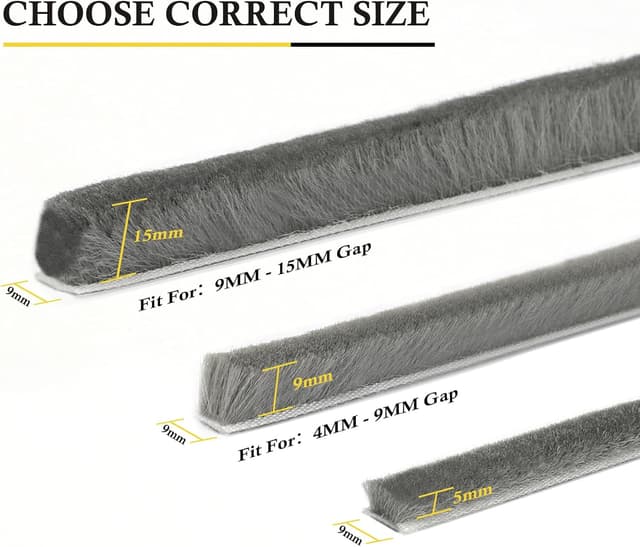 Thumbnail 4 de fowong Draft Excluder 4.9 m for Windows