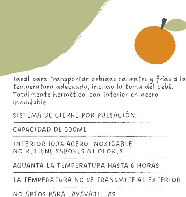 Thumbnail 2 de Suavinex Termo Inoxidable 500 ml 💧 Arándano Azul