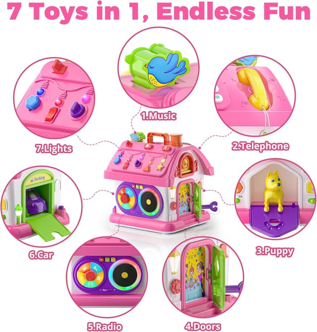 Detalle 2 de Talkfun Montessori Musical Toy for 1-Year-Old Girl