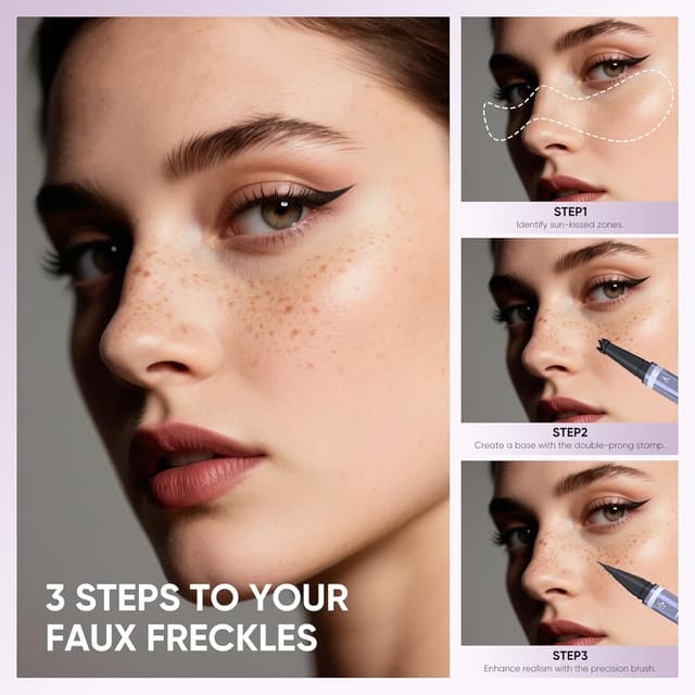 Detalle de 2CHILL 2-in-1 Freckles Pen 02 Braun 💄