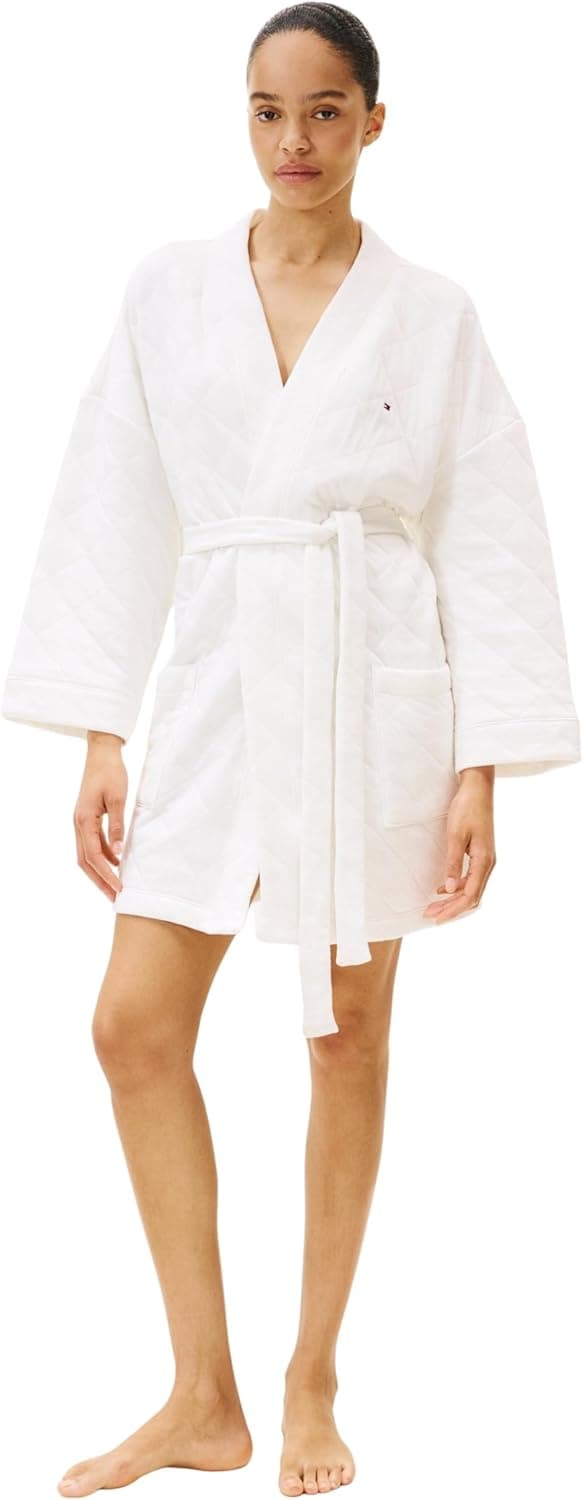 Detalle de Tommy Hilfiger Donna Accappatoio Gift Quilted Robe Corto